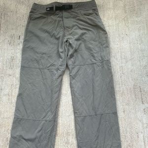 PrAna Hiking Climbing Pants pull on elastic waist 34 32 inseam